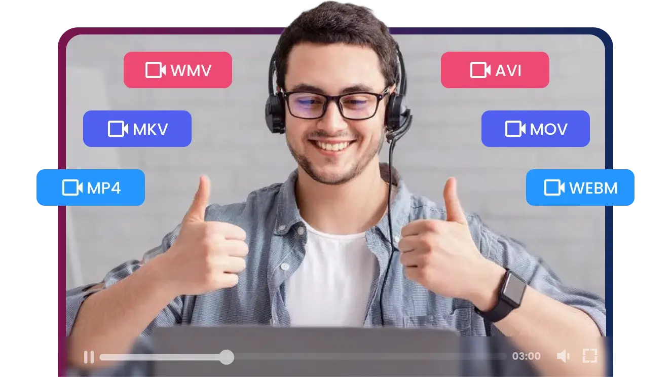 Konvertieren Sie mühelos zu 500+ Videos