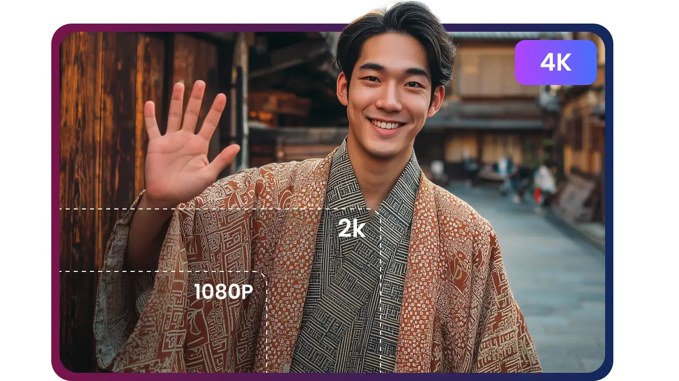 完璧を保持：真の4K品質。