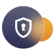 Icon: Sécurisé et privé