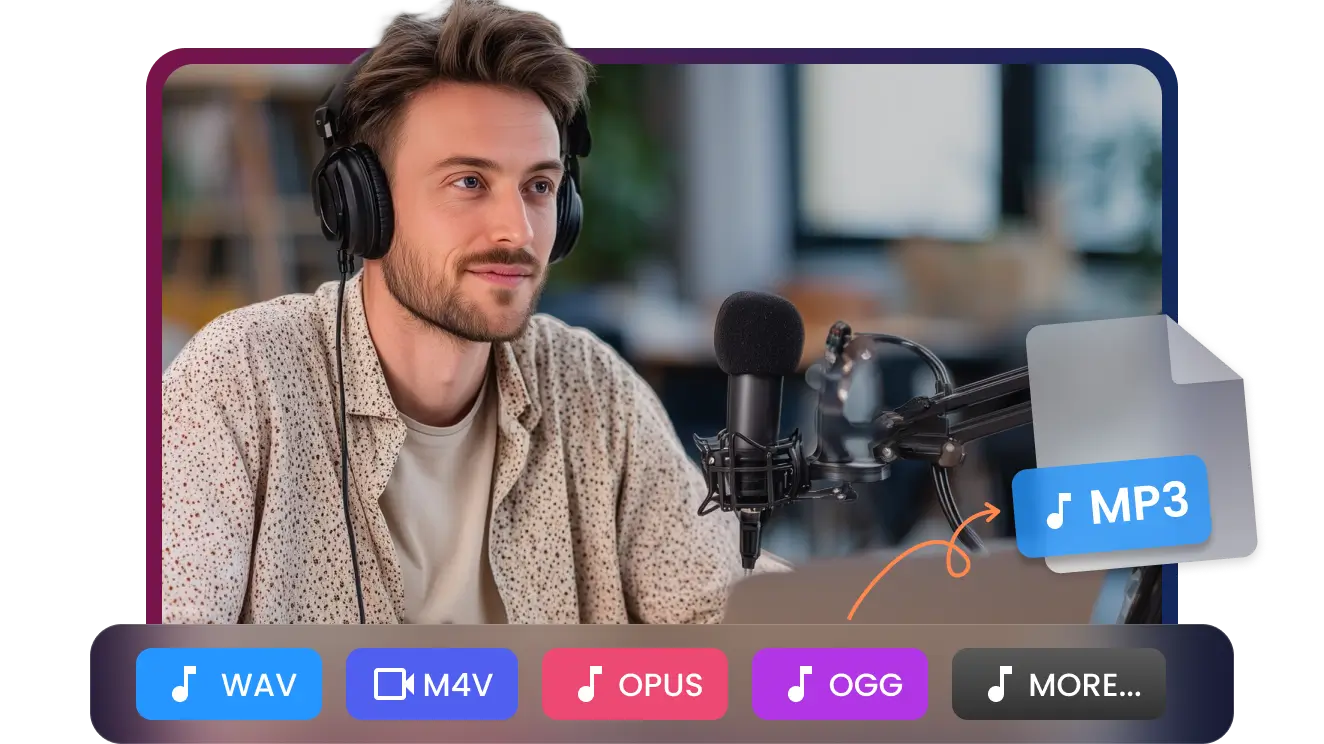 Convertir WAV & 400+ Audio