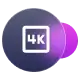 Icon: 無損 4K 視覺保真度