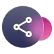 Icon: Seamless Sharing & Social Uploads